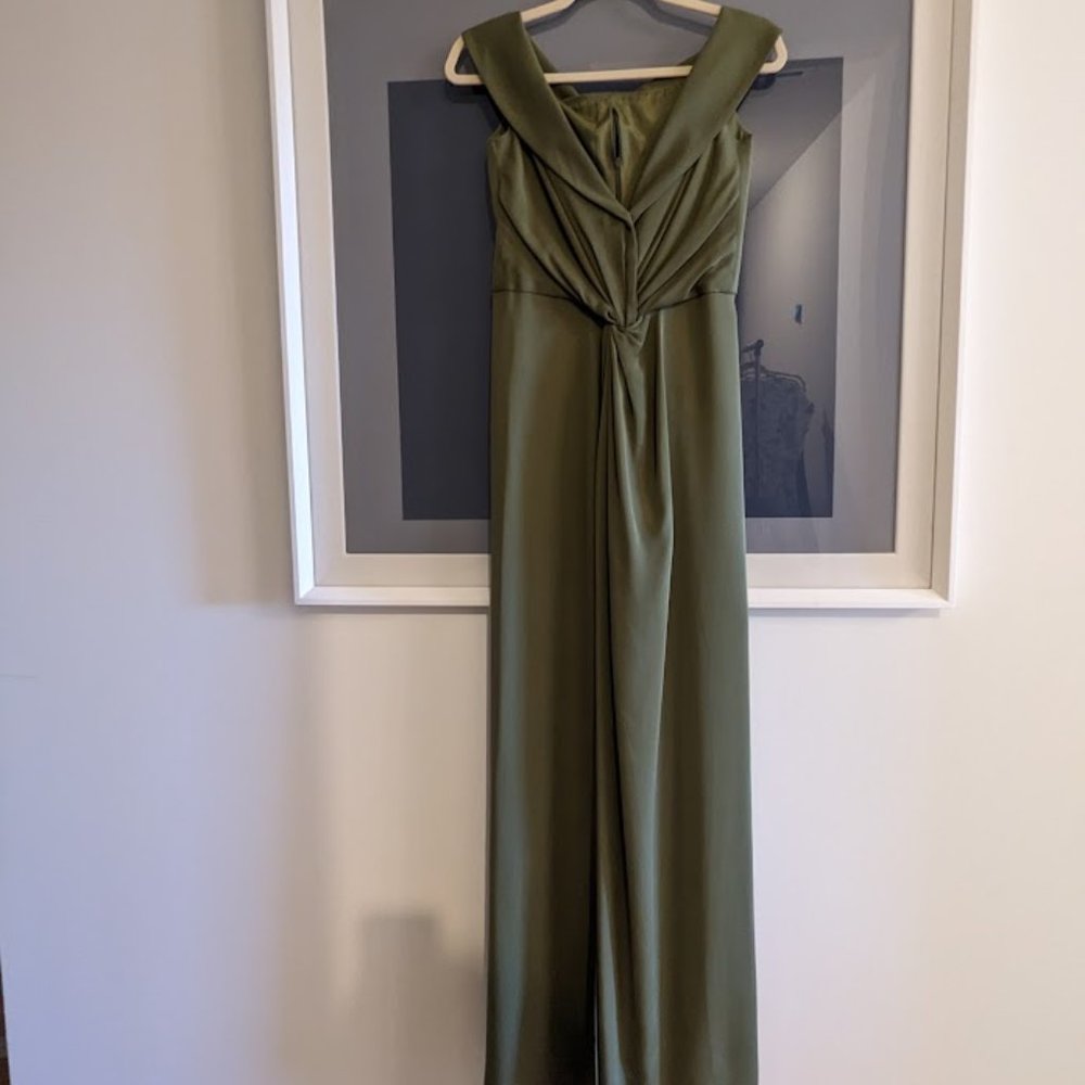 Andres Otalora Off-The-Shoulder Silk Georgette Maxi Dress